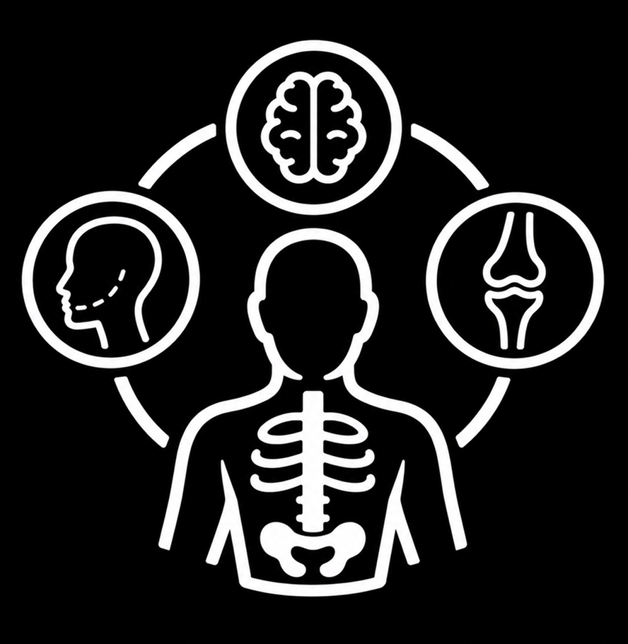 Our teams work across six clinical areas — neuro, cardiac, vascular, chest, abdominal, and MSK/breast and apply the reconstruction techniques each subspecialty relies on, so a neuro CTA and a liver donor vascular map are built differently.